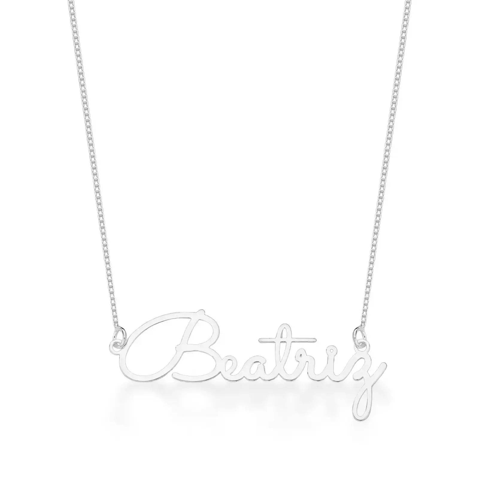 Colar com Nome Personalizado em Prata 925