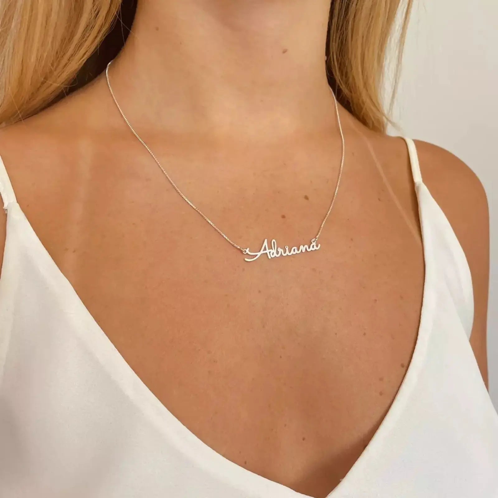 Colar com Nome Personalizado em Prata 925