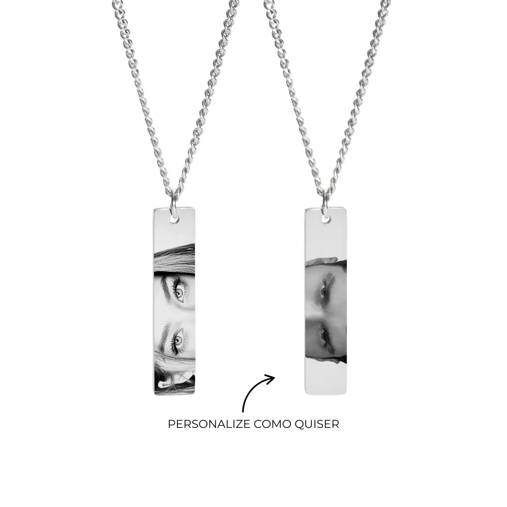 Kit de Colares com Pingentes Personalizados + Chaveiro de Brinde
