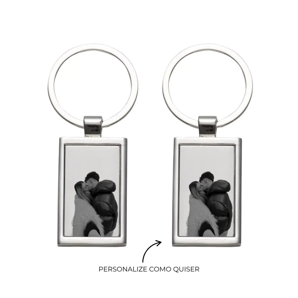 Kit de Chaveiros Quadrados Personalizados