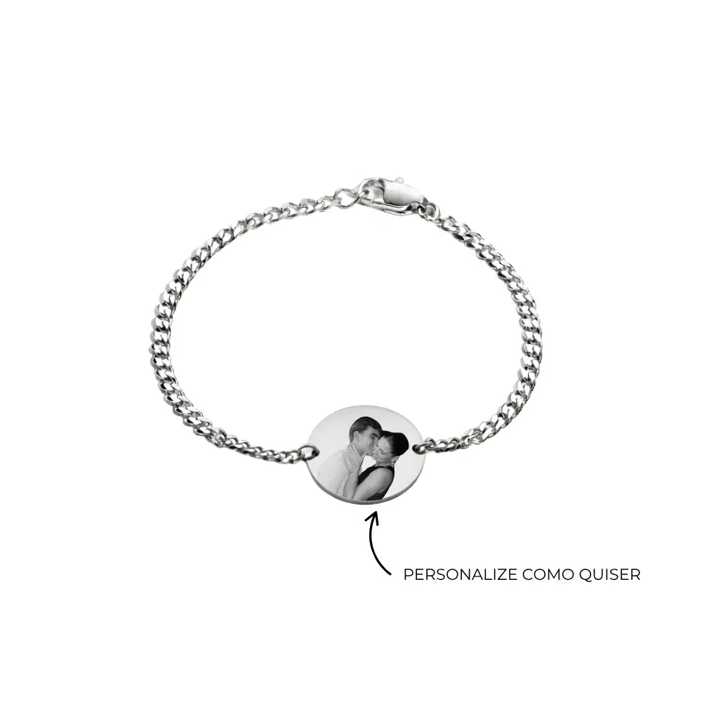 Pulseira Medalha Personalizada - Imagem