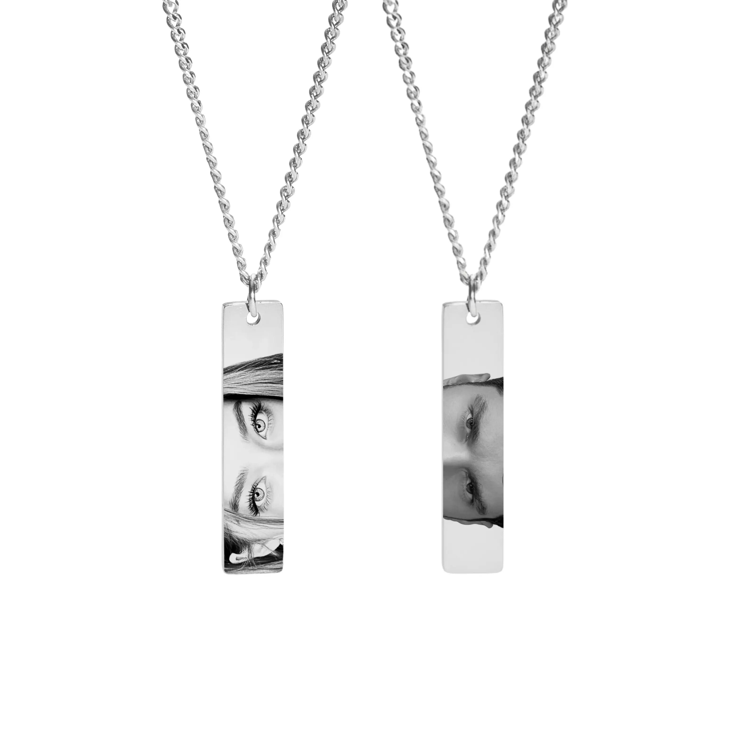 Kit de Colares com Pingentes Personalizados + Chaveiro de Brinde