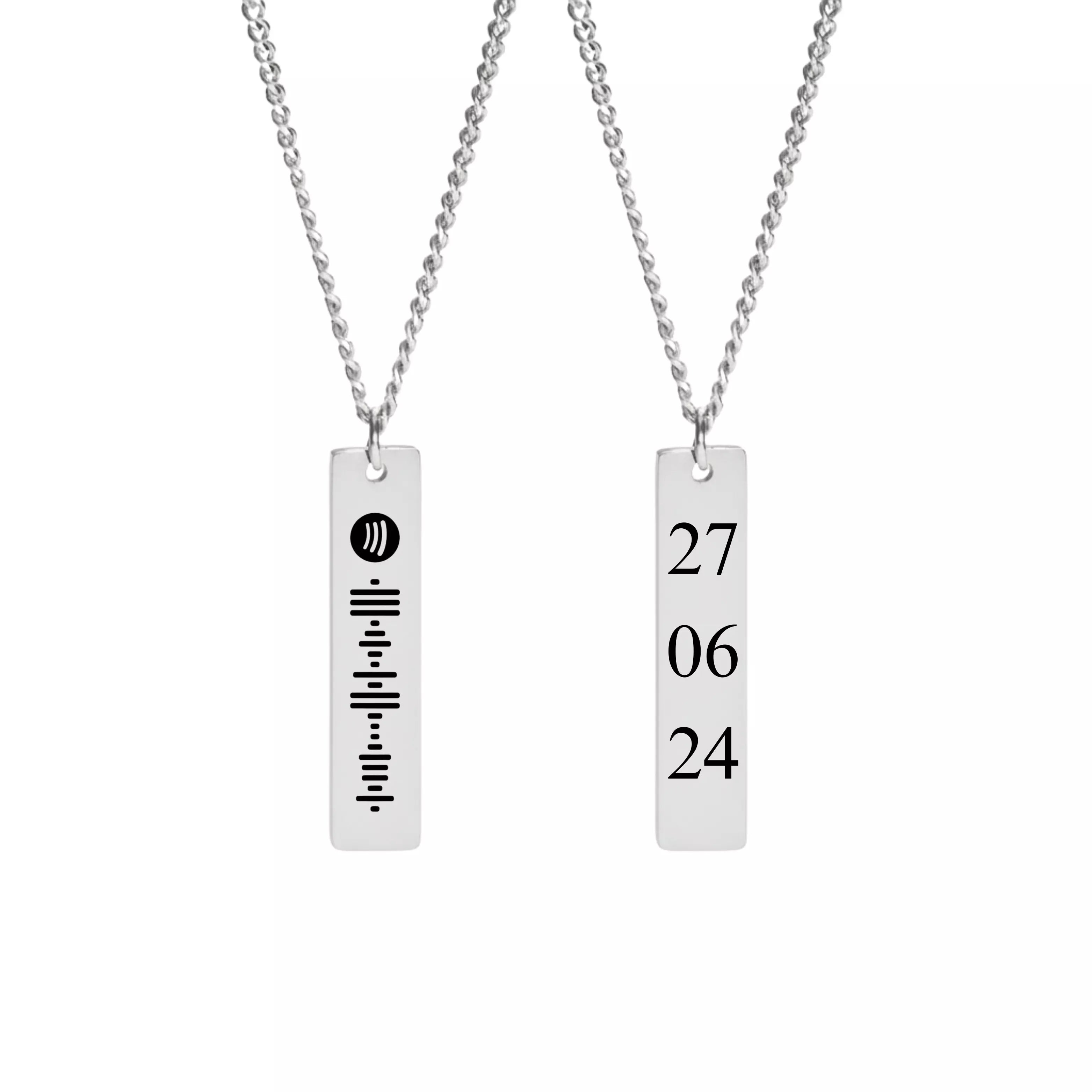 Kit de Colares com Pingentes Personalizados + Chaveiro de Brinde