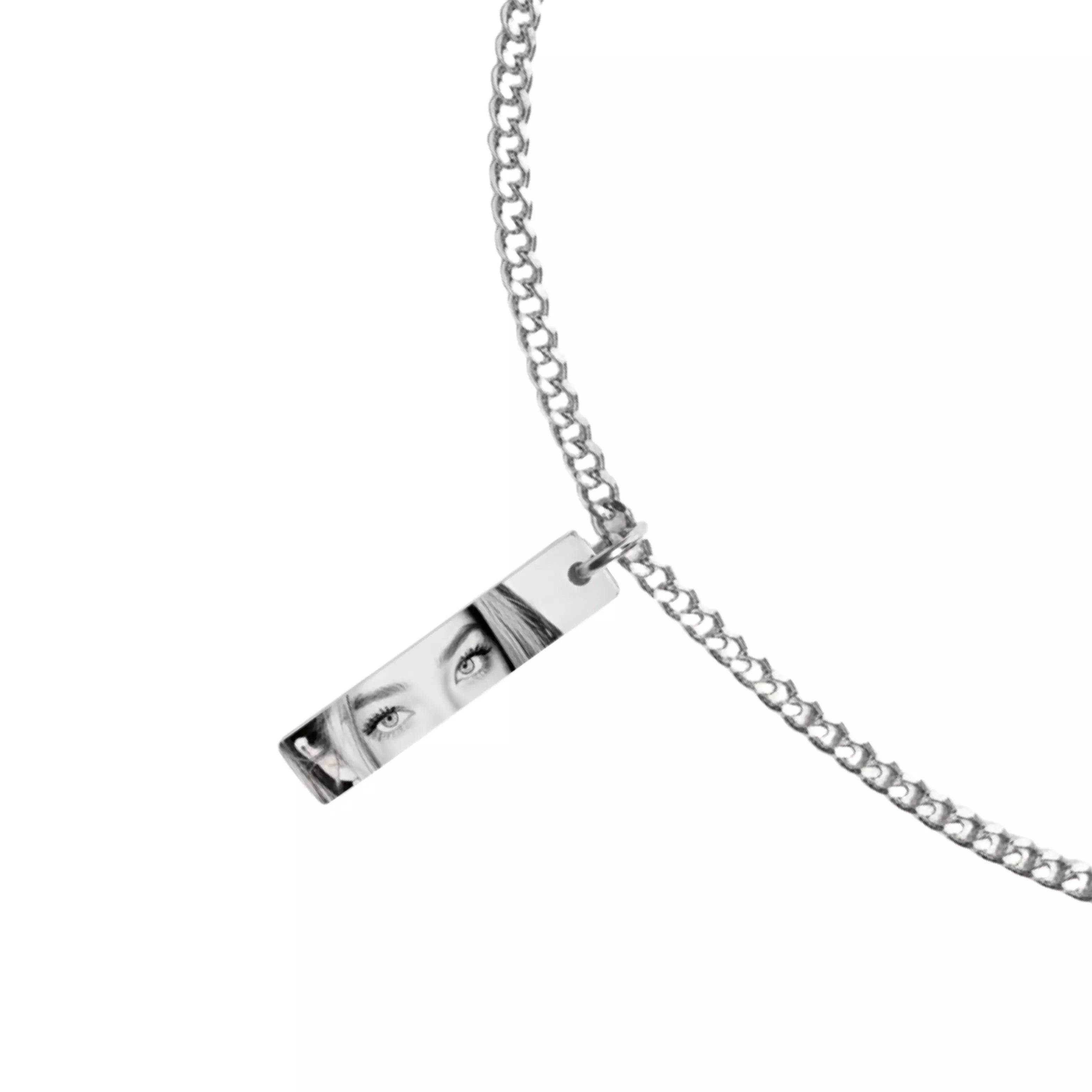 Kit de Colar com Pingente e Pulseira Personalizados + Chaveiro de Brinde