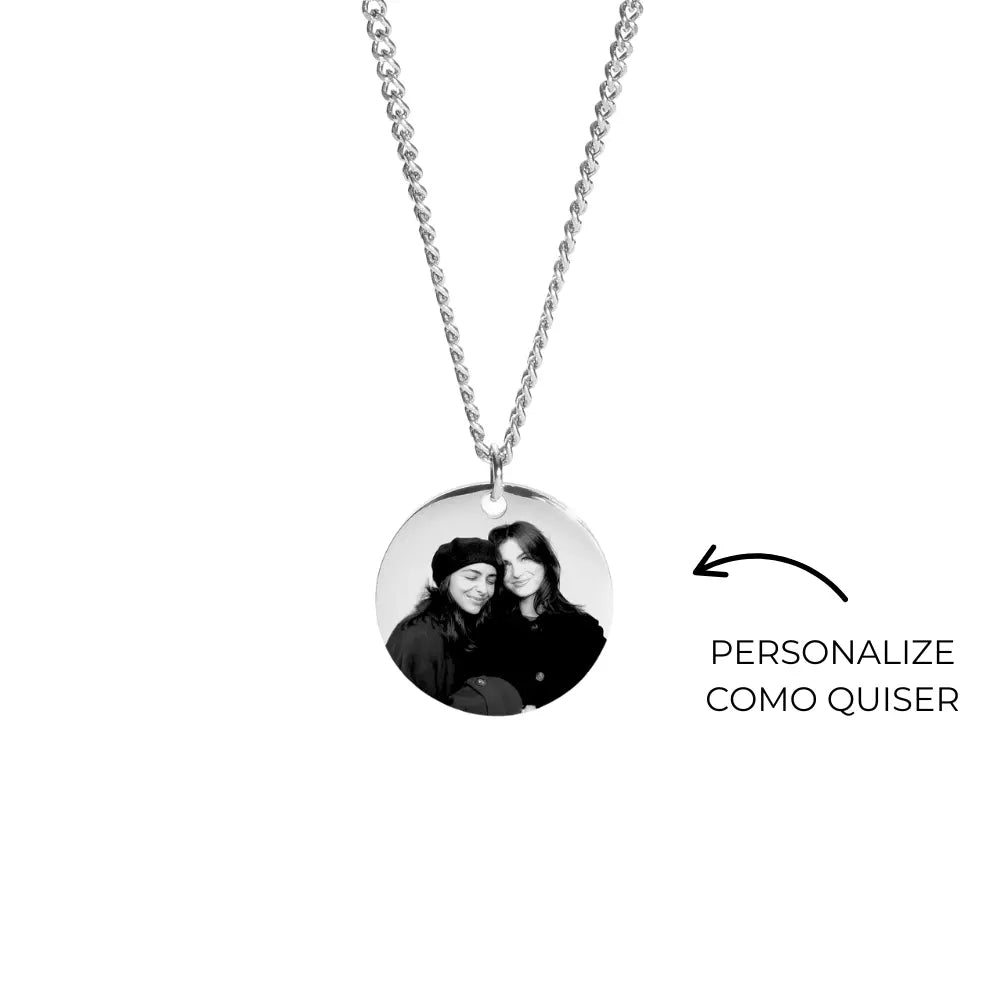 Colar com Medalha Personalizada - Imagem