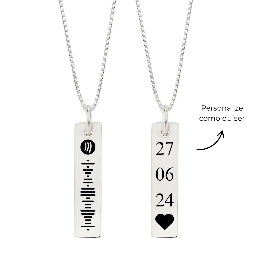 Kit de Colares com Pingentes Personalizados em Prata 925