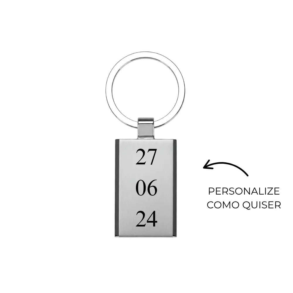 Chaveiro Quadrado Personalizado