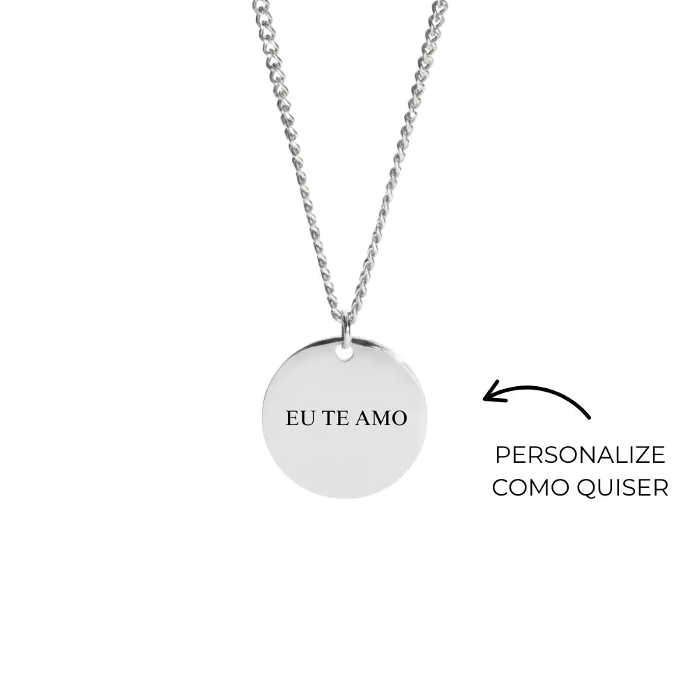 Colar com Medalha Personalizada - Imagem